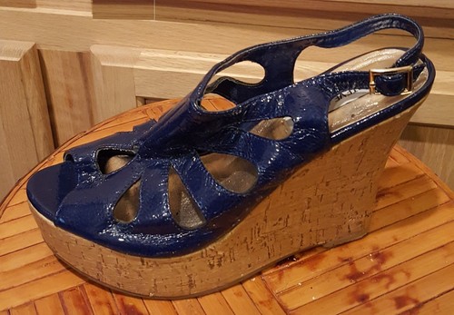 Steve Madden Royal Blue Patent Leather 