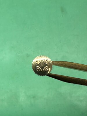 Zenith Watch Gold Plated Crown4.4mm/2.9mm/Tap9/Tube 1.9mm