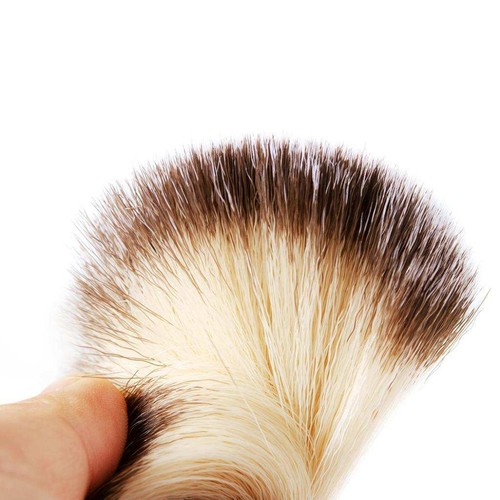 Strumento professionale per parrucchiere con pennello da barba in nylon in legno - Foto 8 di 8