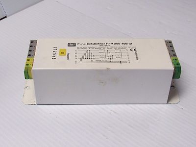 BLOCK FUNK-ENTSTORFILTER RFI FILTER MODULE HFV 200-400/12 HFV20040012 B9510178