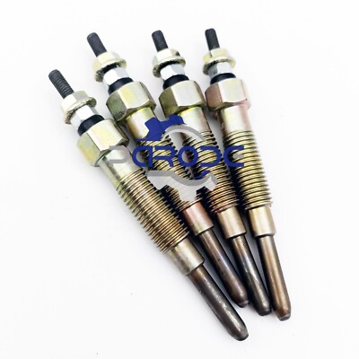 4 pcs Glow Plugs for CASALINI HANIX H15B MITSUBISHI PERKINS ENGINES