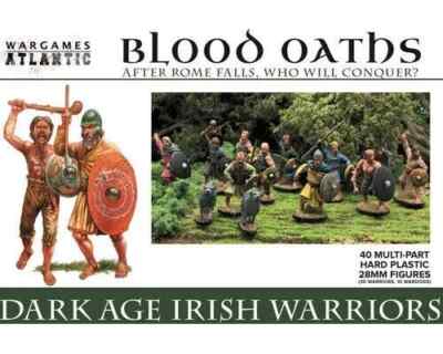 Wargames Atlantic Dark Age Irish Warriors NIB 28mm Miniatures