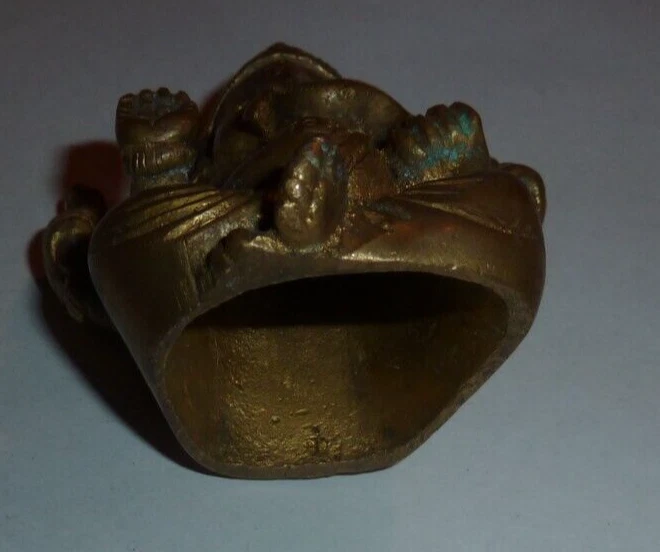 beau bronze indien figurant le dieu Ganesh, avis aux amateurs/collectionneurs! - Photo 4/4
