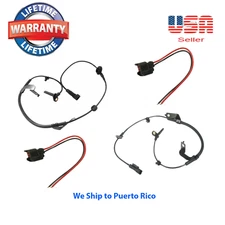 2 Front ABS Speed Sensor With Connector L & R Fit: AVENGER JOURNEY SEBRING 200