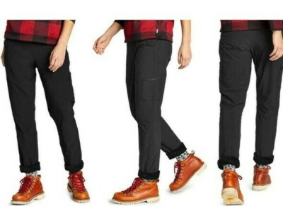 Eddie Bauer Women Polar Lined Pull Travel 