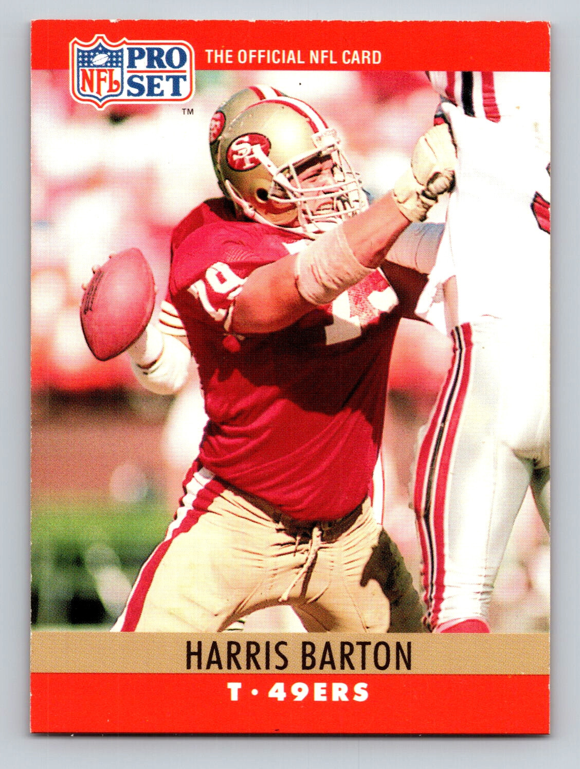 1990 Pro Set FACT Cincinnati Harris Barton #284