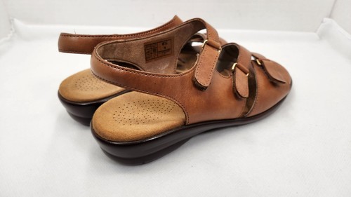 SAS Women’s Tabby Slingback Leather Sandals Shoes Caramel Brown Size 8.5 - Picture 11 of 23