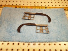 Genuine Mercedes 90-95 R129 Sl Front Doors Lr Seat Switch Wood Covers 2 Holders