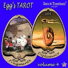 eggs tarot card cards deck wicca oracle guide book rare collectible egg vintage