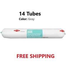 Dow Dowsil 995 Silicone Structural Sealant GRAY Sausage Tube 20 oz Exp Sep 2025