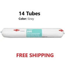 Dow Dowsil 995 Silicone Structural Sealant GRAY Sausage Tube 20 oz Exp Sep 2025