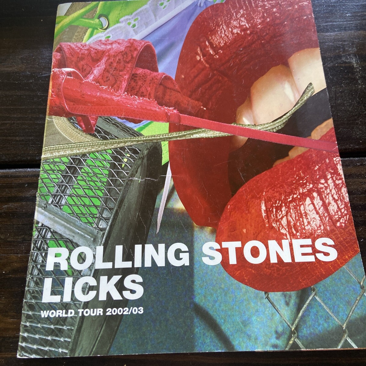 Rolling Stones World Tour 2002 / 03 Licks Vintage Concert Program 