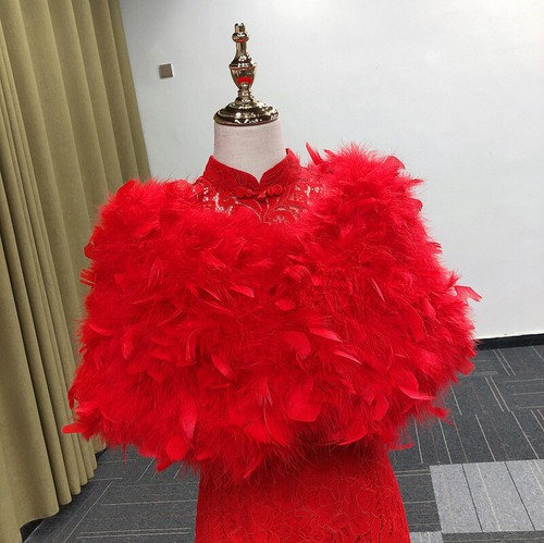 Para mujeres 100% Real Piel de Avestruz Capa Boda Fiesta Invierno Vestido Chal Top LO ÚLTIMO - Imagen 25 de 36