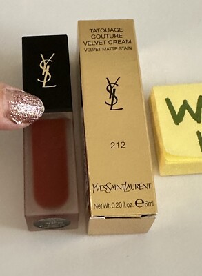 yves saint laurent Y2K モヘヤ モード タンクトップ レア Yves Saint Laurent Tatouage Couture Velvet Cream Liquid Lipstick