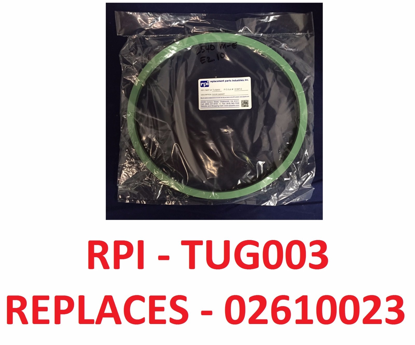 Tuttnauer EZ10 & 2540 M DOOR GASKET Autoclave 10" RPI USA eBay