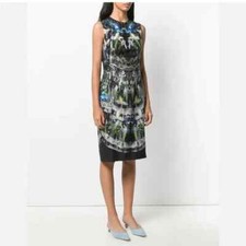 NWT Alexander McQueen Silk Hologram Dress