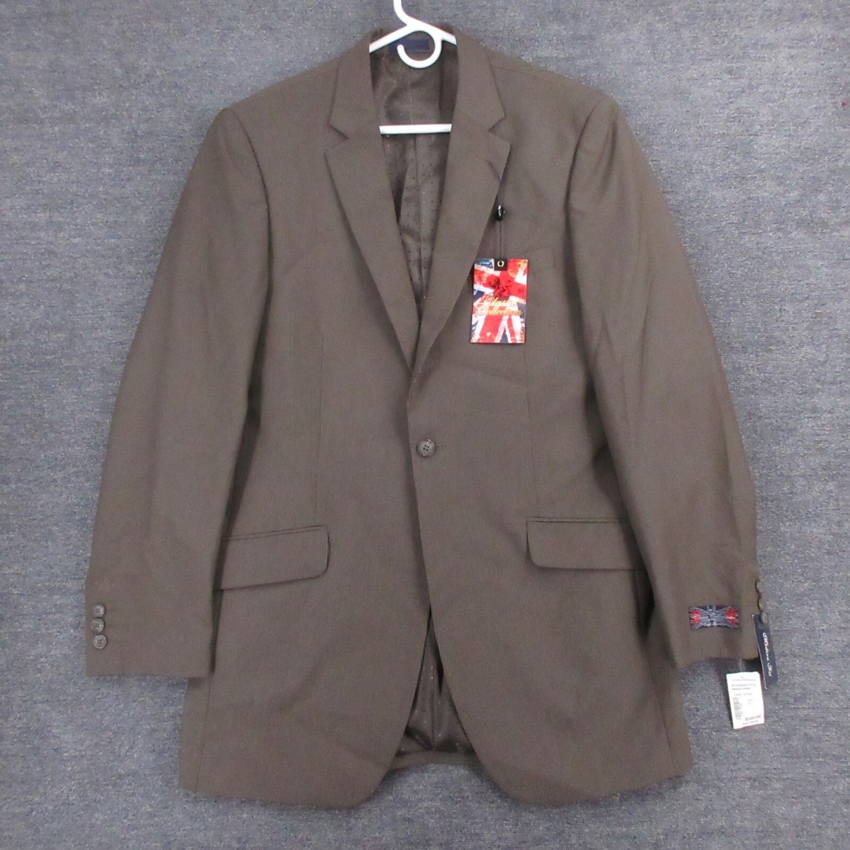 Wool Stretch English Laundry Double Breasted Suit English