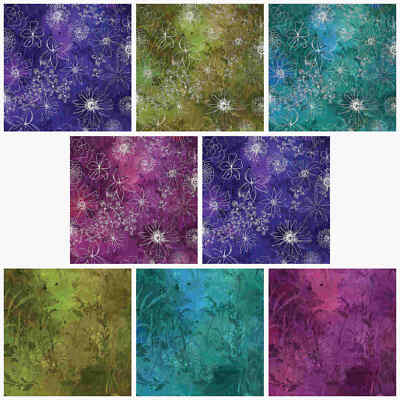 MIDNIGHT DREAMS BAUMWOLLSTOFFSORTIMENT von Clothworks * Quilten * Basteln * Dressm...