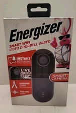 Energizer Connect Smart Camera WiFi Video Doorbell Wired 1080p Two Way Audio