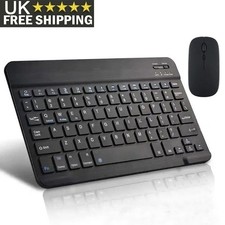 Ultraslim Bluetooth Wireless Keyboard Mouse Set Combo For PC Laptop Macbook iPad