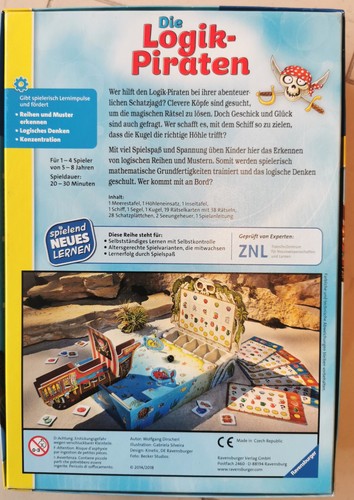 Logik Piraten, Brettspiel, Rätseln, Zielen, Schätze gewinnen, 5-8 J. neuwertig! - Bild 5 von 5