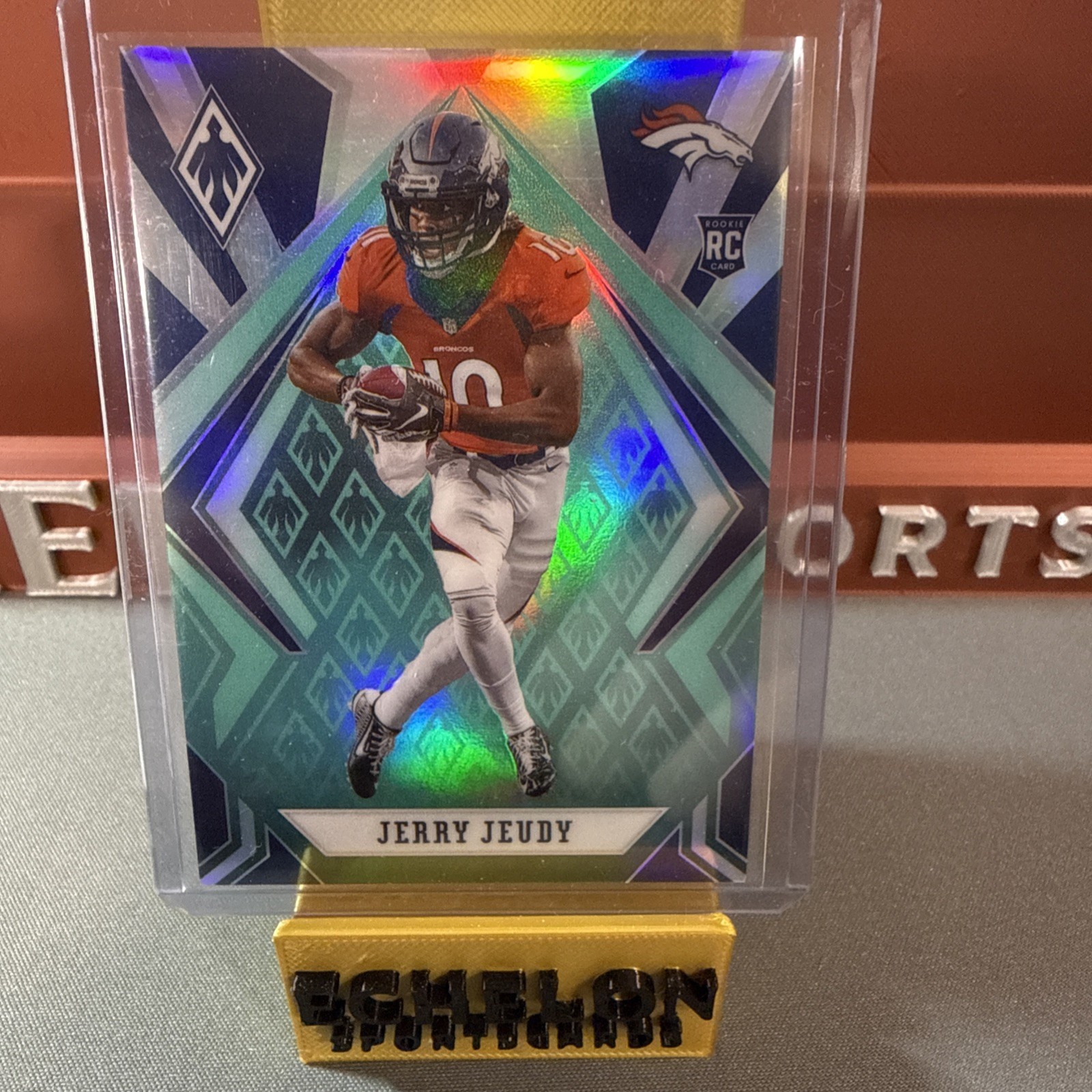 2020  Panini Phoenix Teal Prizm #080/175 Rookie #105 Jerry Jeudy  Broncos RC