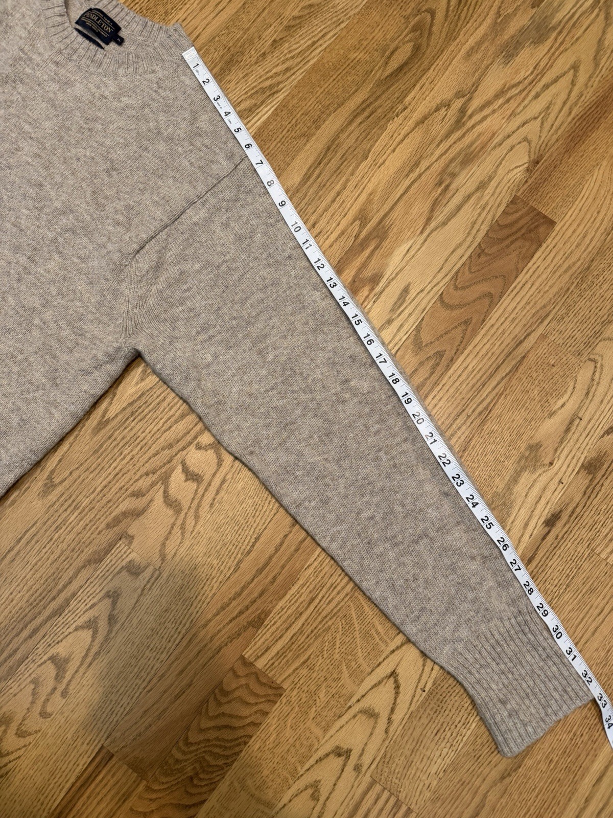 Pendleton 100% Shetland Washable Wool Crewneck Kn… - image 12