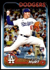 2024 Kyle Hurt Rookie Topps Baseball Series Two RC #583 Los Angeles Dodgers