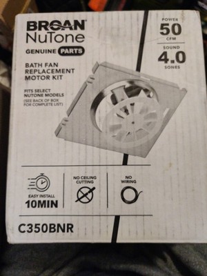 Broan NuTone C350BNR Bath Fan Motor Kit OEM Unused Open Box Tested Working