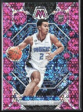 2022-23 Panini Mosaic Caleb Houstan Fast Break Pink Disco Prizm Rookie /20 #246
