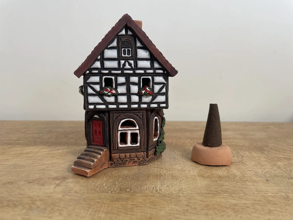 Midene Ceramic Houses and Villages Collection Incense Holder S19-6 - Lauterbach