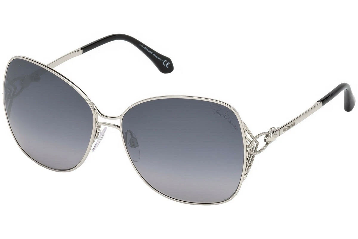 ROBERTO CAVALLI Beid 850S E98 Silver Womens Aviator Gradient Sunglasses 70-8-115 Roberto Cavalli Rc850s Aviator Ruthenium Sunglasses E98 | eBay main image 3