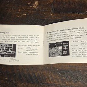 Vic Tokai Clash at Demonhead Original Instruction Manual, Nintendo NES, English