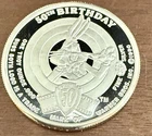 1 Troy Oz 99.9% Silver Bugs Bunny Warner Brothers 50th  Birthday Round