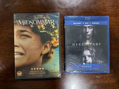 SEALED A24 Horror Bundle   Hereditary (Blu Ray) + Midsommar (DVD) Brand New