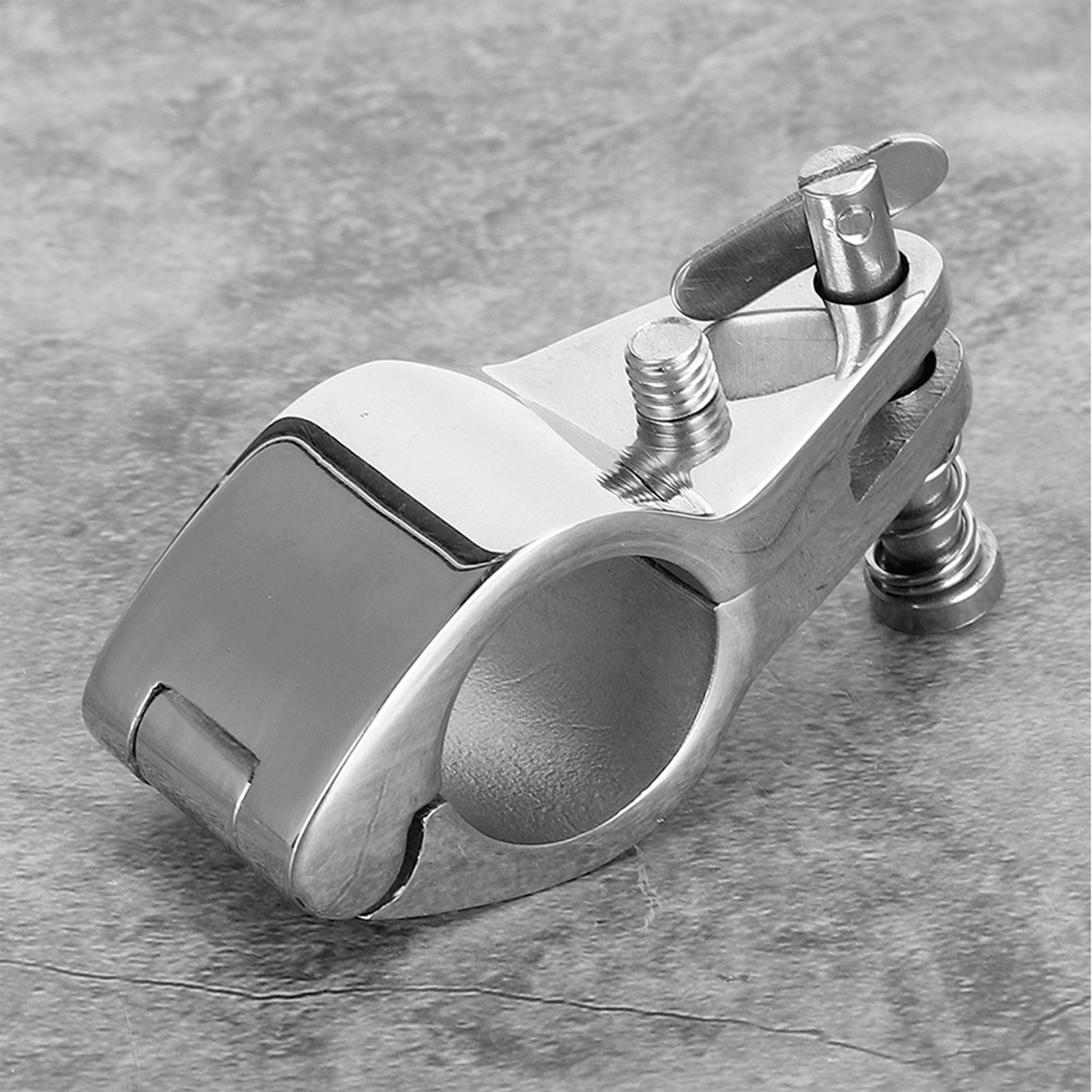 _2pcs Steel Boat Hinged Upper Jaw Slide Marine Hardware Fittings Tip