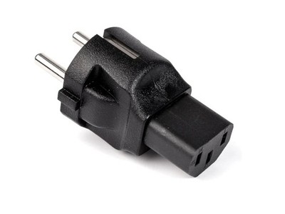 Adapter Schukostecker Stecker auf Buchse IEC320 C13 16A 250V für USV  Stromka...