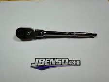 Snap-on Tools USA USED 1/4" Drive Standard Length Chrome Flex Head Ratchet TF72