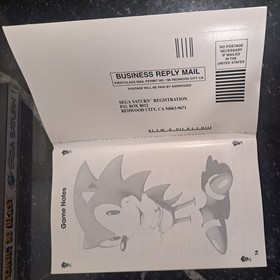 Sega Saturn SONIC 3D BLAST Complete in Box Testing & Working Great Condition