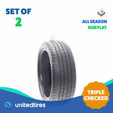 Set Of 2 Used 22545r18 Bridgestone Turanza Ls100 A Rft 95h - 6.532 Set Of 2 Used 22545r18 Bridgestone Turanza Ls100 A Rft 95h - 6.532