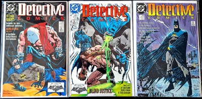 DETECTIVE COMICS #598 #599 #600 BLIND JUSTICE 3-TEILIG BATMAN STORY 1989 Sam Hamm