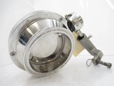 4 inches Tri Clamp Sanitary Butterfly Valve Body 304L Stainless Steel  brewery