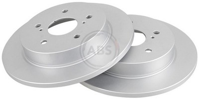 2x Bremsscheibe BESCHICHTET A.B.S. 18287 für FR SUZUKI KIZASHI A6B424 4x4