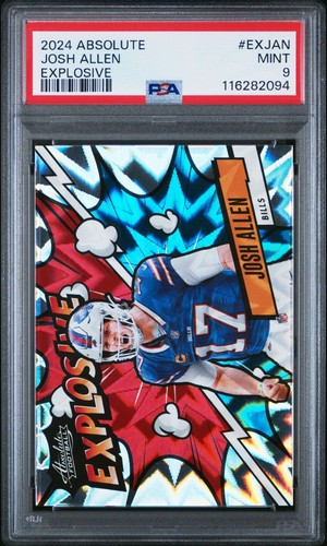 2024 Panini Absolute Josh Allen Explosive #EX-JAN PSA 9 Mint