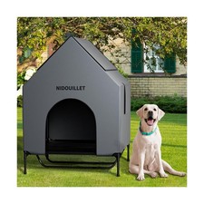 48" Dog House for Outdoor Indoor, X-Large Dog Houses Weatherproof 600D PVC wi...