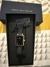 New - Ladies Watch - Daniel Wellington - Black Strap - Elegant - Never Worn