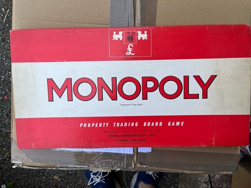 Waddingtons Monopoly gioco da tavolo 1972 completo ottime condizioni