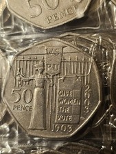 2003 Suffragette Give Women the Vote 50p Coin.