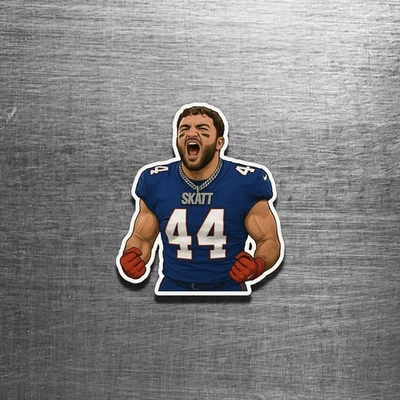 KROON KUSTOMS Cam Skattebo Custom Sticker New York Giants