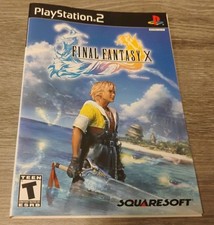 Final Fantasy X (PlayStation 2, 2001) Cover Art Only